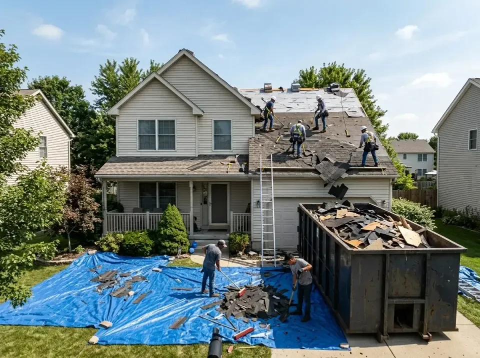 roof-replacement-debris-remova-004 — frequently asked questions, Cheapest Dumpster Rentals in Island Lake, IL